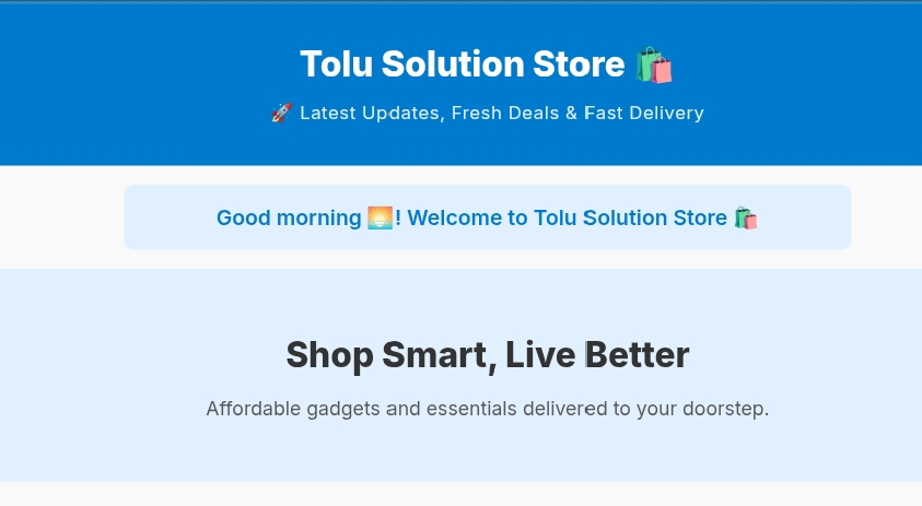 Tolu Solution Store